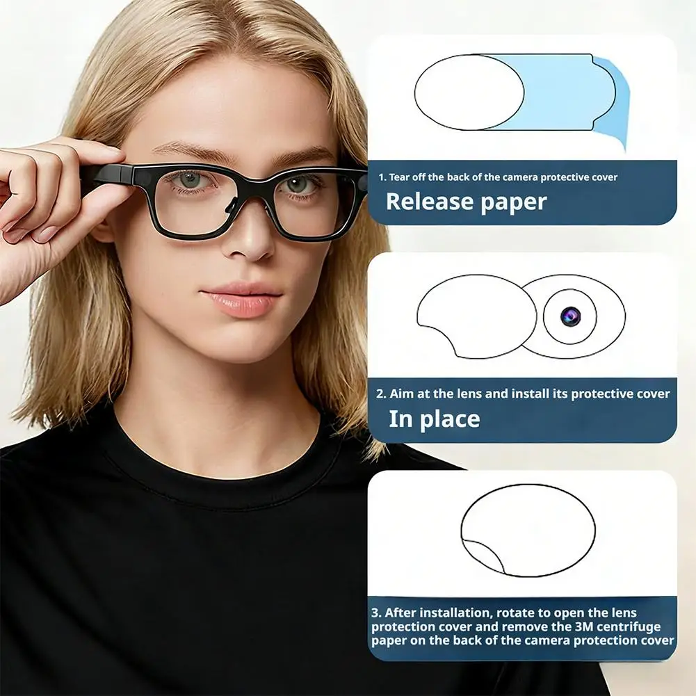 

New Smart Glasses Privacy Cover, Phone, Computer Lens Privacy Cover, Anti Hacker and Anti Peeping Sticker