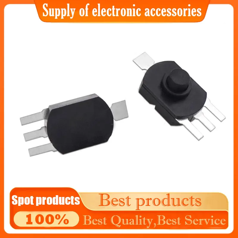 1712-9.8H Flashlight switch 3 on 1 off 4 pin self-locking multi-pin multi-function button connector toy