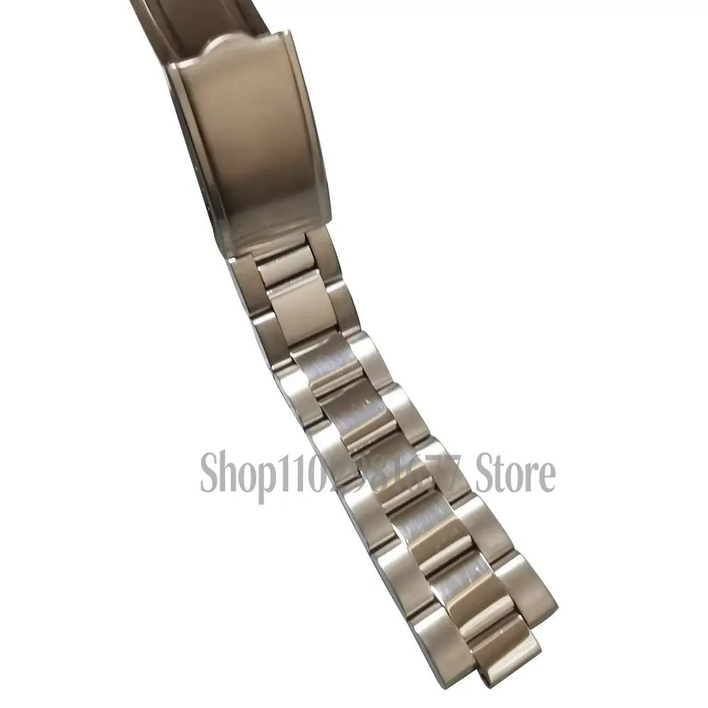 18mm 19mm 20mm 21mm 316L Stainless steel Vintage Oyster Curved End Silver Watch Straps Bands Bracelet Fit for SKX RLX Watch