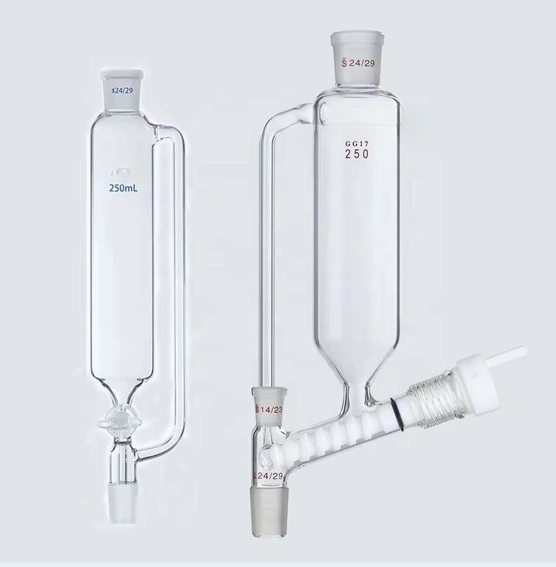 

Laboratory glassware separating funnel 2000ml pressure balanced addition 24/40 connector