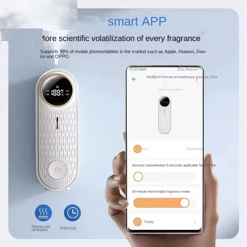 

New Intelligent App Aromatherapy Machine Humidifier Bedroom Fresh Air Toilet Deodorization Fragrance and Fragrance Room