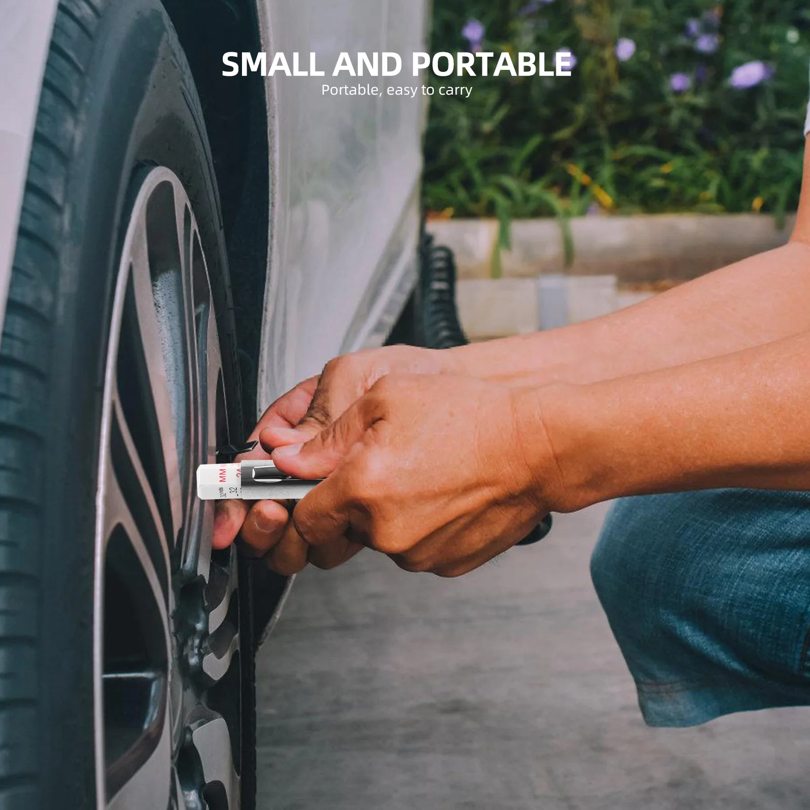 

Tire Tread Depth Gauge 0-25mm Accurate Measurer Tool for Cars Durable Plastic Lightweight Portable Reliable Tire Depth Gauge