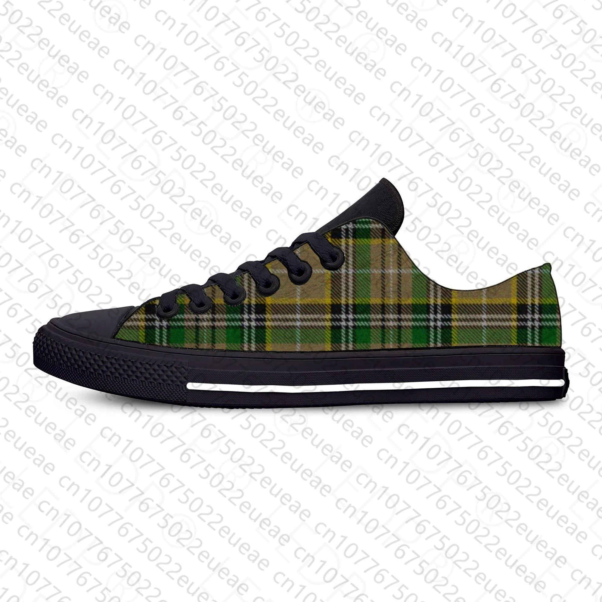 The Farrell Clan of Ireland tartan Fashion Funny Casual Cloth Shoes Low Top Lightweight Breathable 3D Print Men women Sneakers