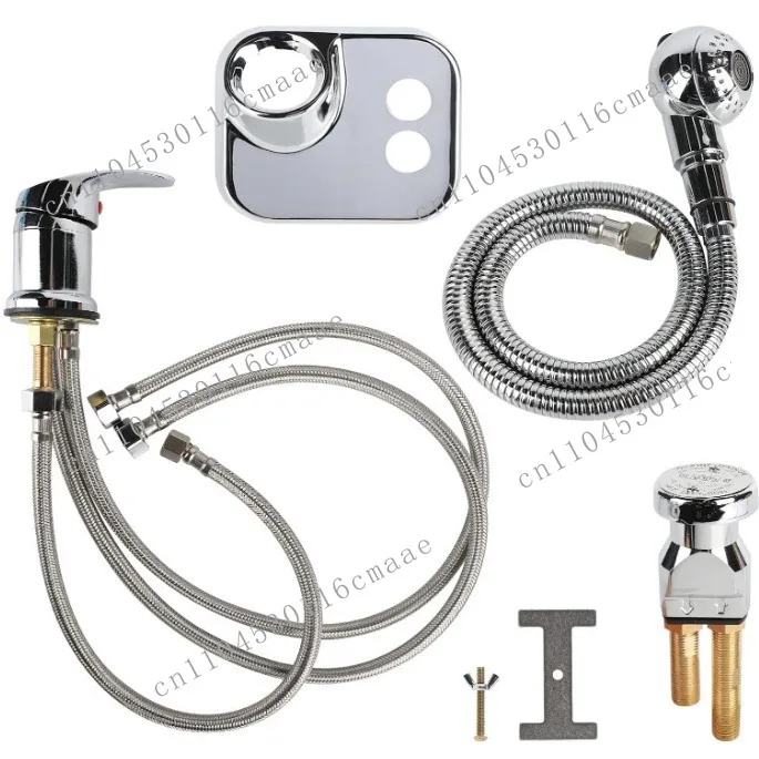 Shampoo bed faucet accessories are used to replace professional chrome-plated shampoo bowl faucets, sprayer hoses