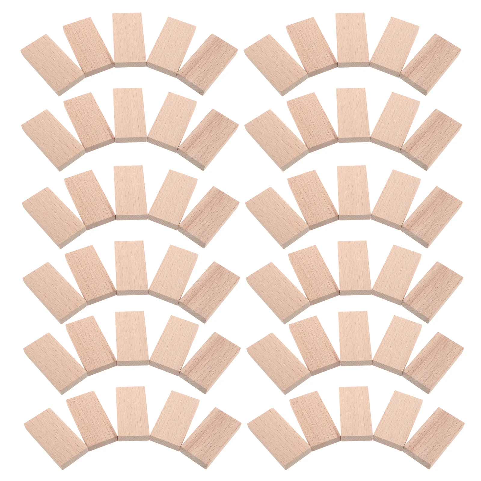 Zestaw domino z drewna bukowego, 100 elementów, naturalne drewniane klocki do układania, gra dla dzieci, rodzinne gry planszowe, wieczór gier, aktywności na świeżym powietrzu, kemping.