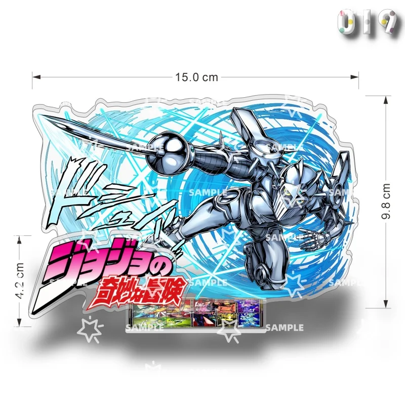15CM JOJO Anime Jonathan Caesar Koichi Acrylic Stand Ornament Doll Anime Figure Model Accessories Cosplay Toy Gift Keychain