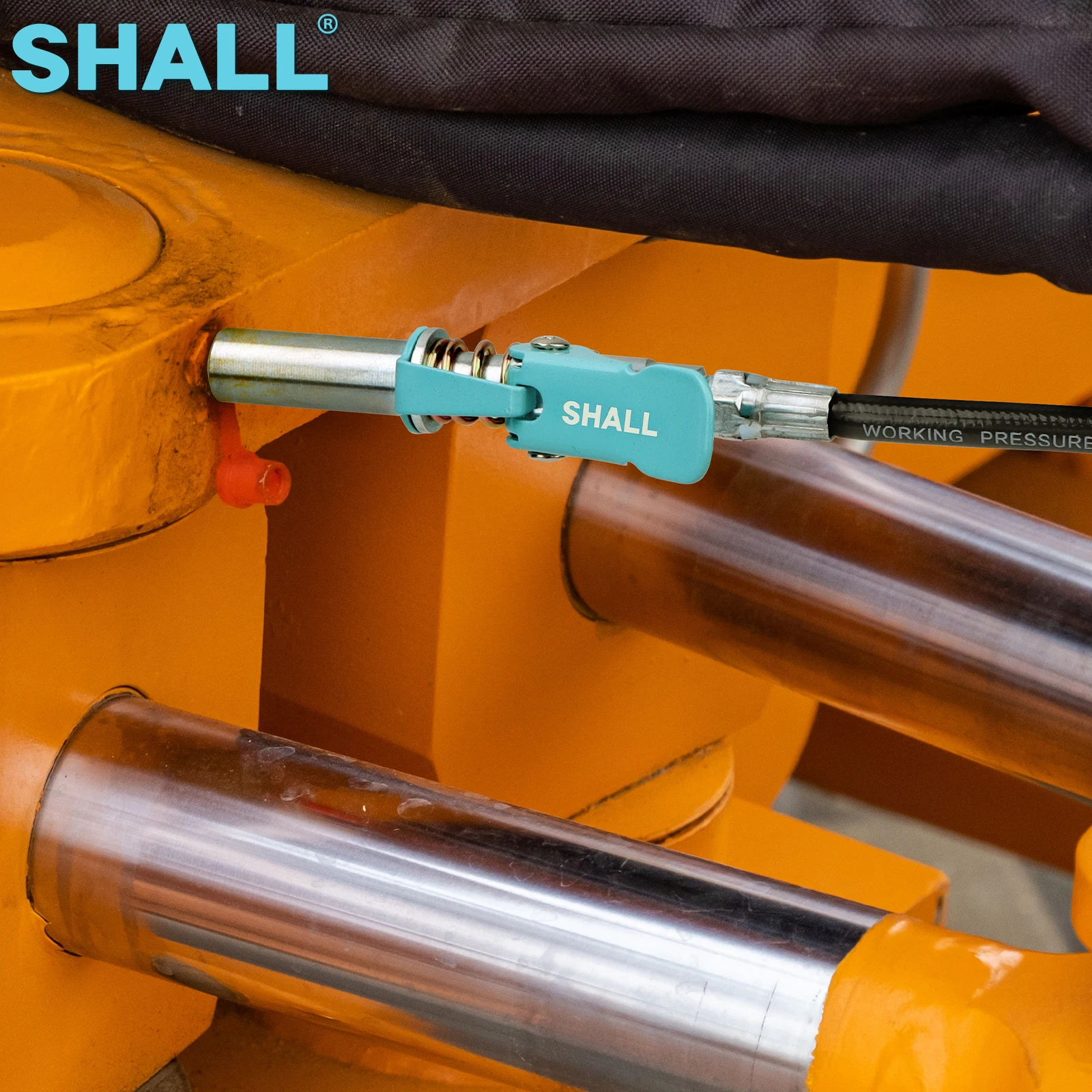 SHALL 10000 PSI  Grease Gun Coupler Quick Release & Strong Locking Grease Gun Couplers Compatible with All Grease Guns