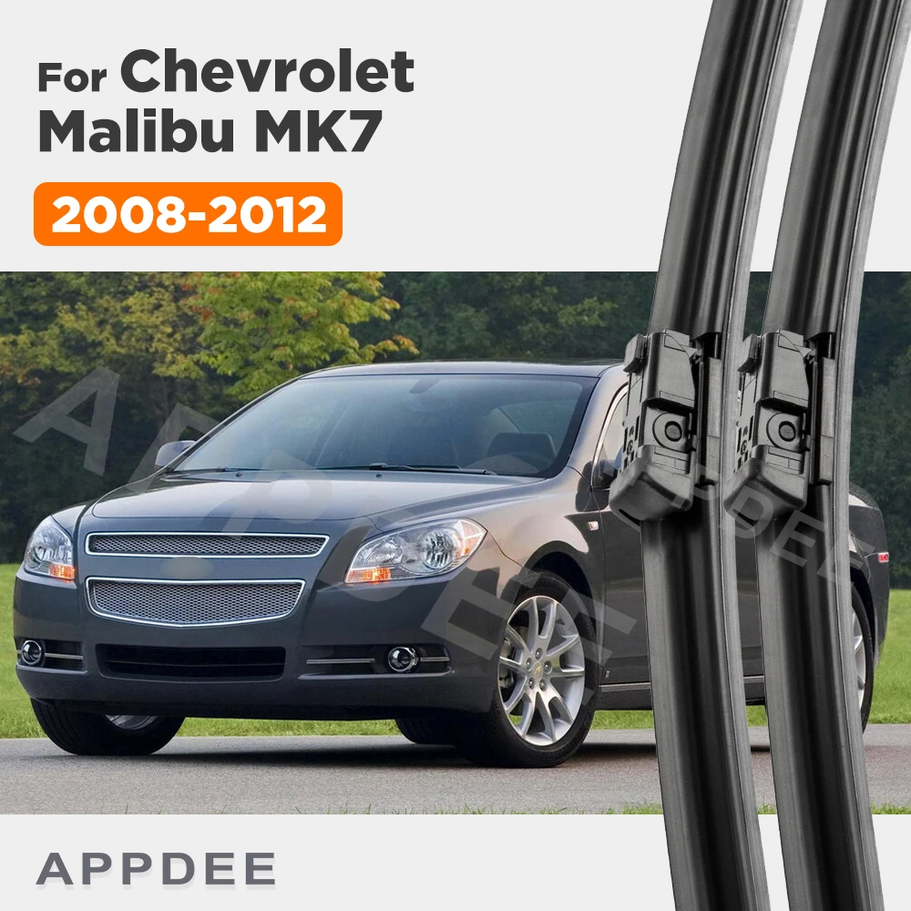 

APPDEE Wiper Front Wiper Blades For Chevrolet Malibu MK7 2008-2012 2009 2010 2011 Windshield Windscreen Window Brush 24"+21"