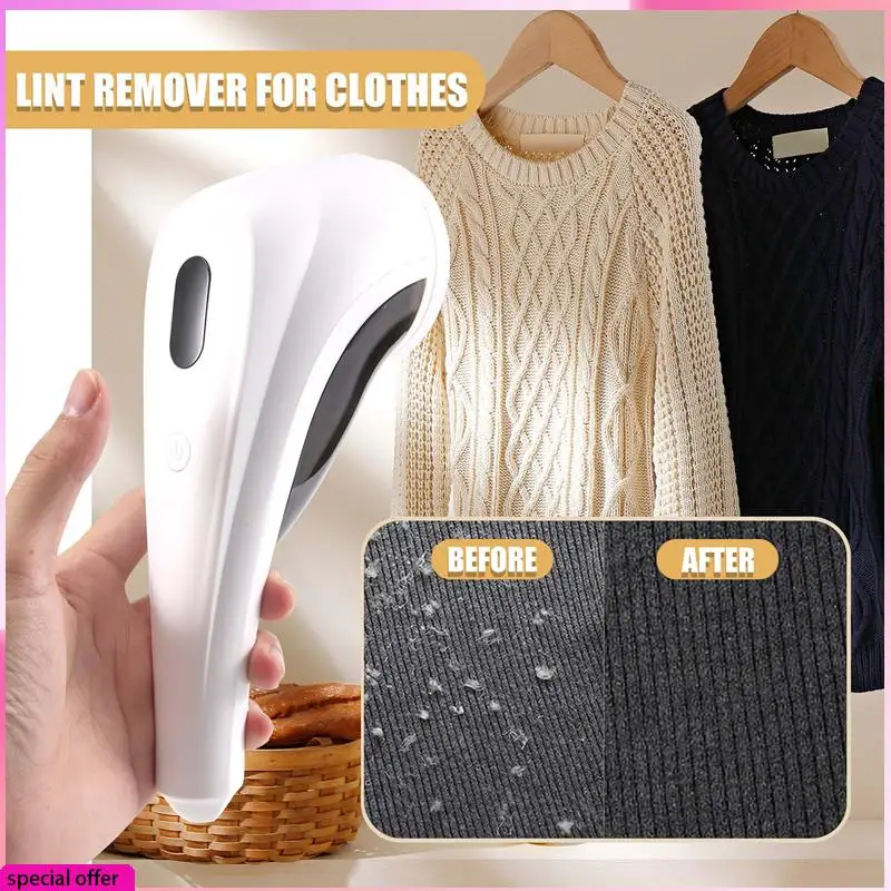 A64Z Elektryczna golarka do usuwania kłaczków, akumulator USB do usuwania kłaczków z różnych tkanin Usuwacz kłaczków Idealny dla rodziny