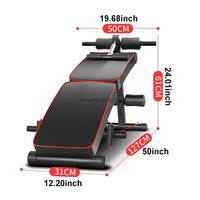 Household Adjustable Foldable Weight Benches Press Chair Bench Gym For Abdominal Support Dumbbells for Workout Fitness