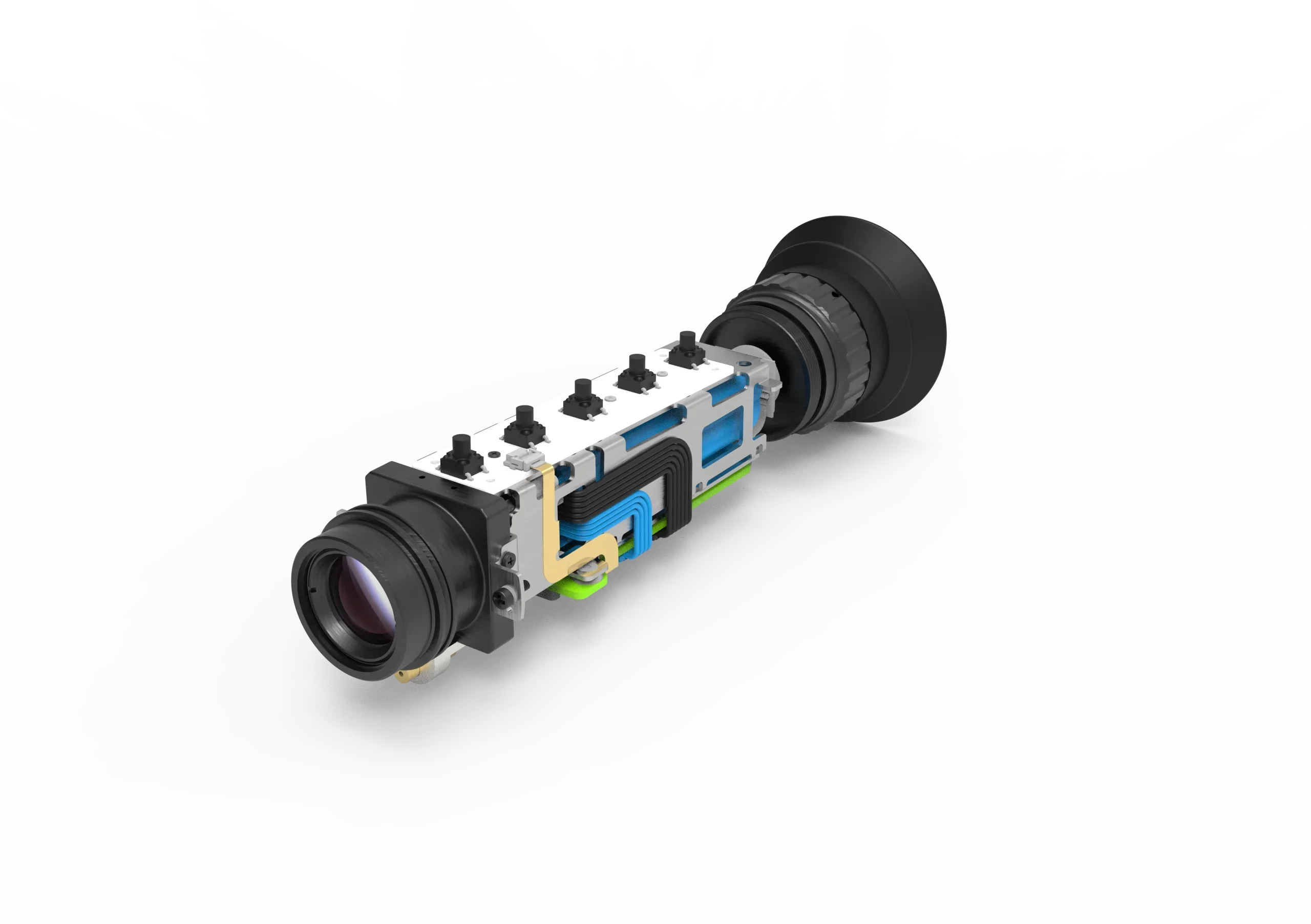 Jumelles d'imagerie thermique infrarouge pour la chasse en plein air, 384x288, détecteur ne fournit que des applications et des solutions pour la rosée, OEM, bricolage