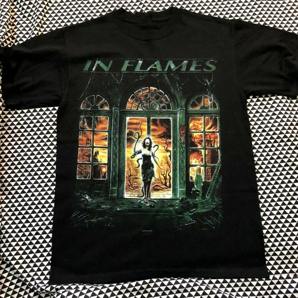 

2008 IN FLAMES Whoracle Cotton Black Men All Size T-shirt S258