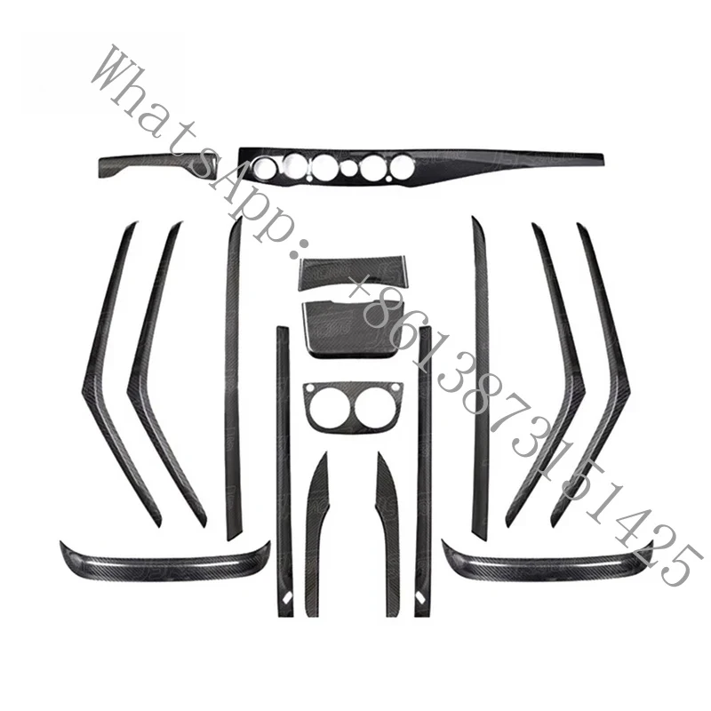 Suitable INTERIORES DE FIBRA DE CARBONO SECA (17 PIECES) LHD S CLASS W222 S320L S500 S400 S63