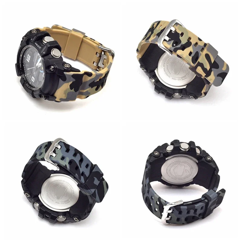 الراتنج حزام ساعة اليد ل كاسيو G-Shock GG-1000/GWG-100/GSG-100 الرجال الرياضة مطاط مقاوم للمياه استبدال سوار الفرقة ساعة اكسسوارات