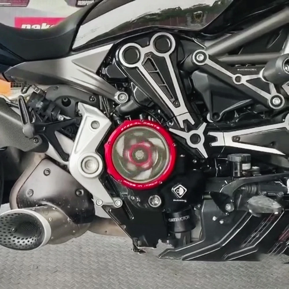 Clutch Engine Side Protection Cover for Ducati Diavel 1200S 1200X 2016-2024 Diavel 1260X 1260S 2019-2024 Multistrada 1260 1260S