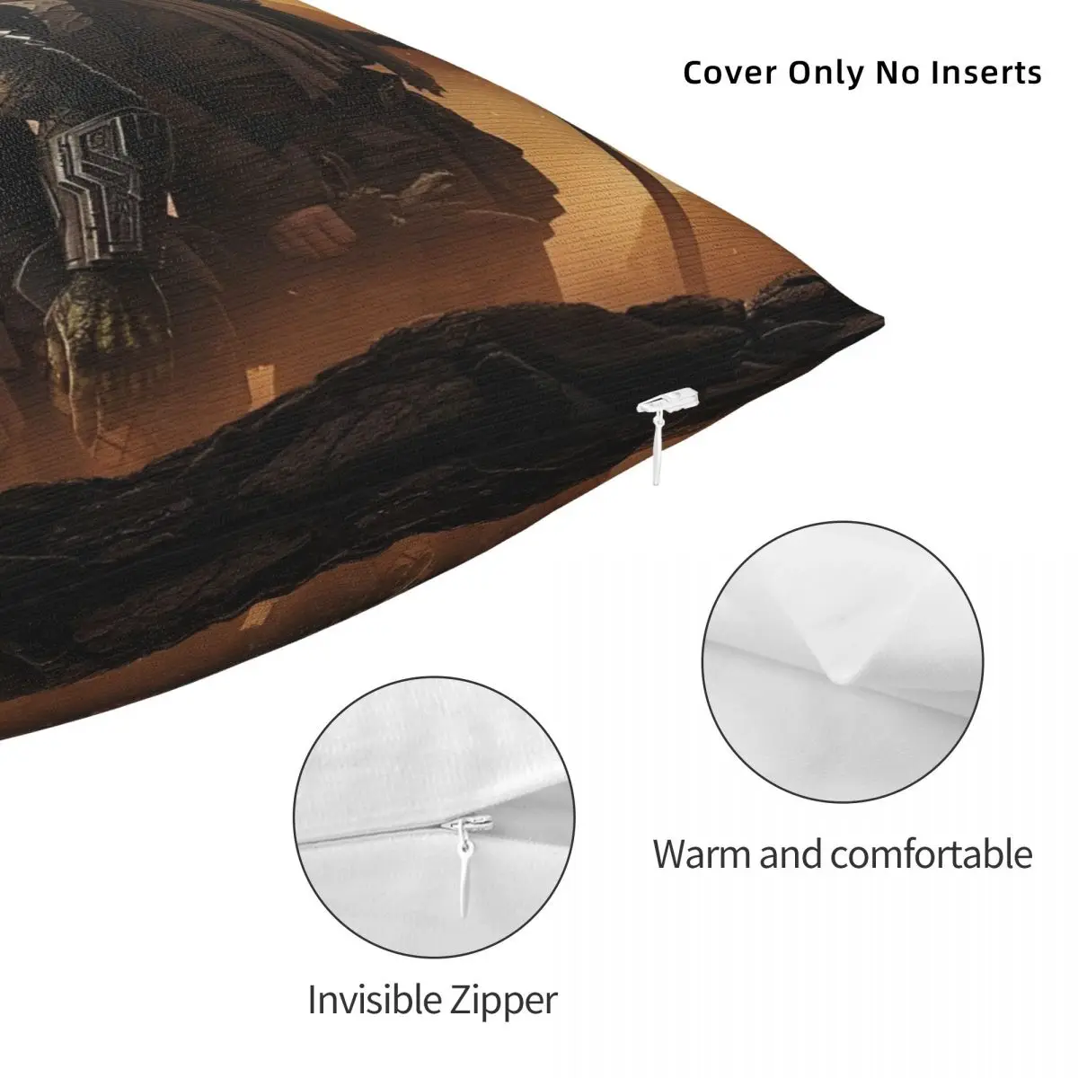 المفترس: Badlands المخدة ميرش الطباعة غطاء وسادة بوليستر غطاء وسادة للديكور غطاء المنزل مربع 18 "متعدد الحجم #5