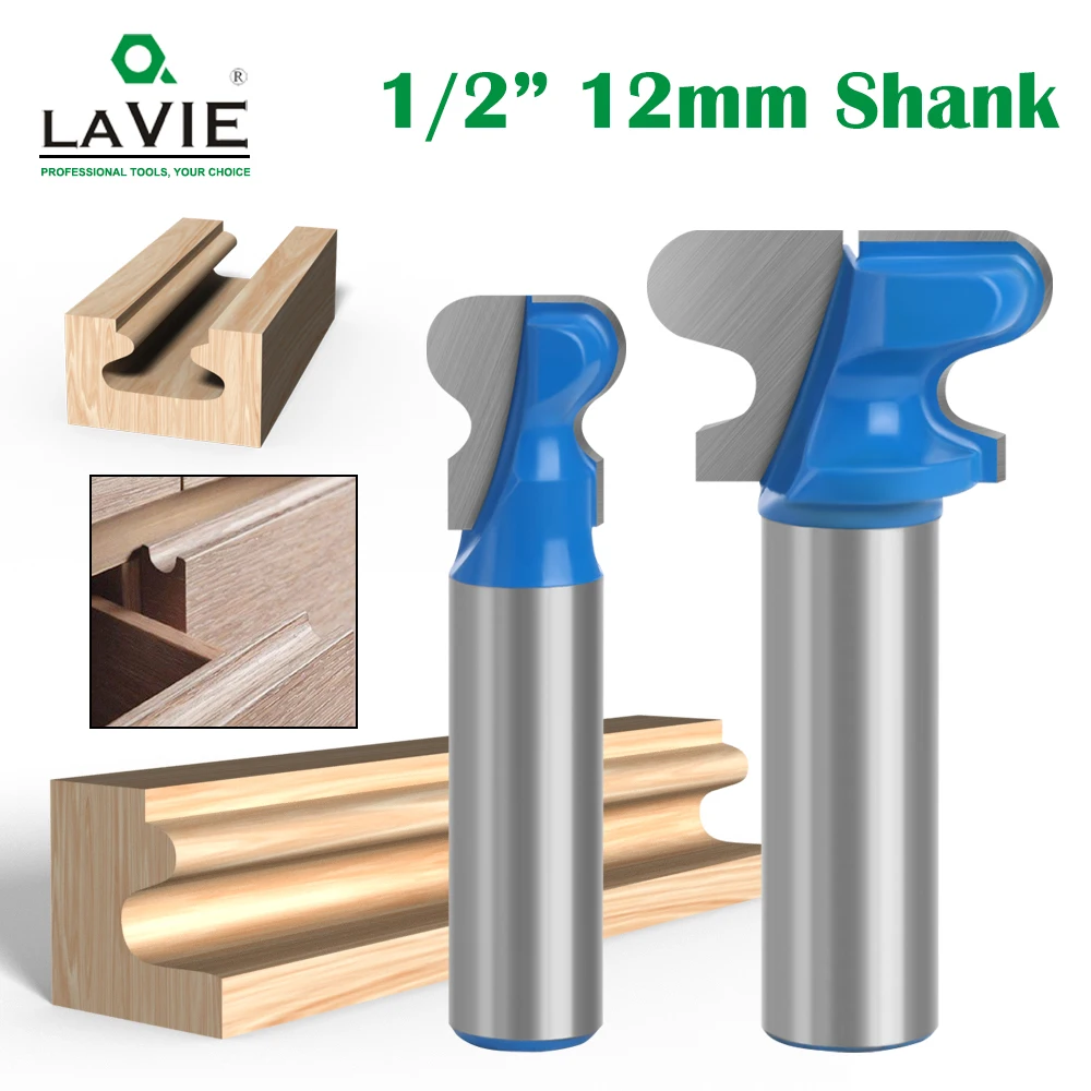 Duplo Finger Router Bits para Madeira Industrial Grade Fresa Ferramentas para Carpintaria Mc03190 12 mm Shank 12.7 mm