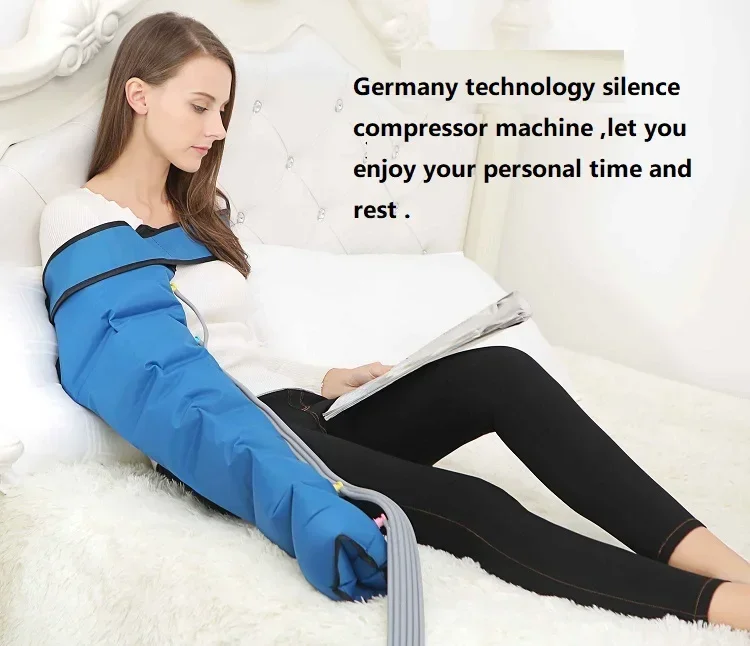 Rechargeable Sports recovery air compression leg massager with pulse mode