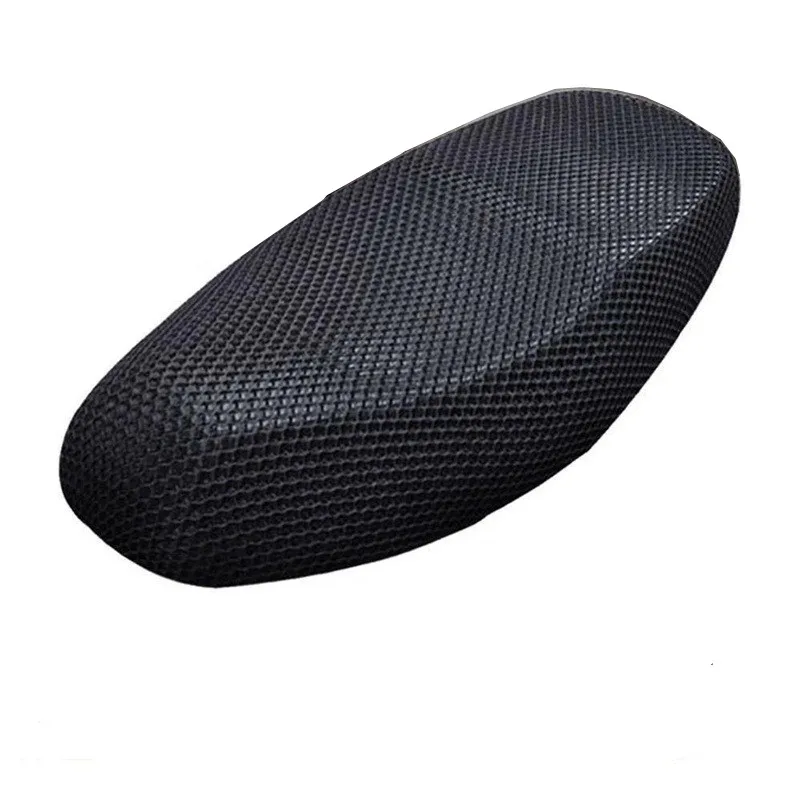 Motorcycle Seat Cover Breathable Summer Cool Honeycomb Design Ventilation Nonslip Motorbike Scooter Cushion Seat Cover Protector