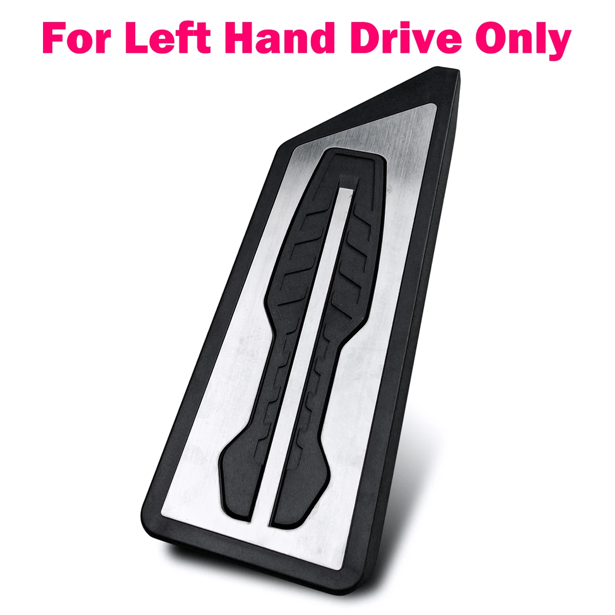 LHD Steel Footrest Foot Rest Dead Pedal Cover Overlay For BMW X1 X2 2 Series Tourer F45 F48 F39 F40 116i 118i 120i 116d 118d