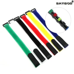 10/50pcs Cable Ties Reusable Self Adhesive Width 20mm Nylon Strap Reverse Buckle Line Wire Organizer Hook Loop Bundle Fastener