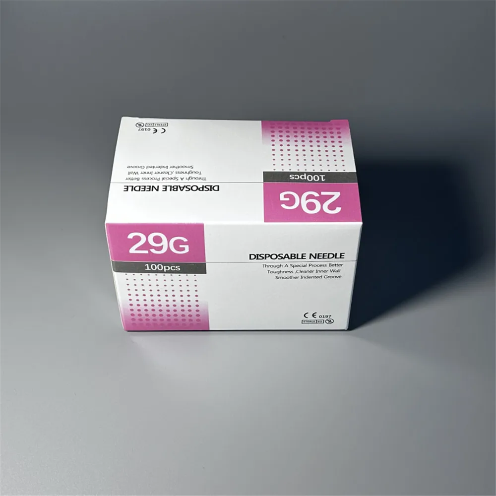 Disposable Plastic 29G 13mm Disposable Needle Independent Packaging Stainless Steel Pointed Injection Needle