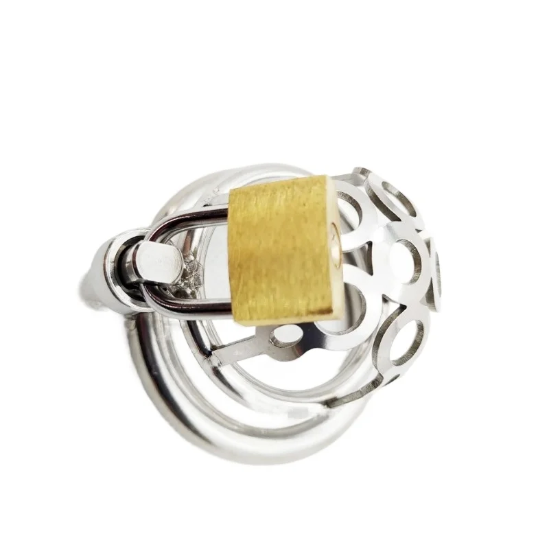 Cock Cage Lockable Ball Scrotum Stretcher Chastity Device Chastity Belt  Sex Toys for Men Penis Sleeve Cock Ring Lock Male