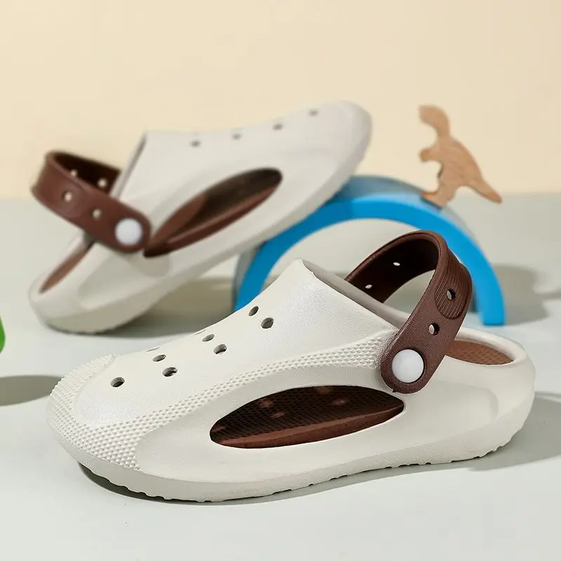 

Children's Non-Slip Soft Sole Sandals Summer New Protective Toe Beach Shoes for Boys and Girls