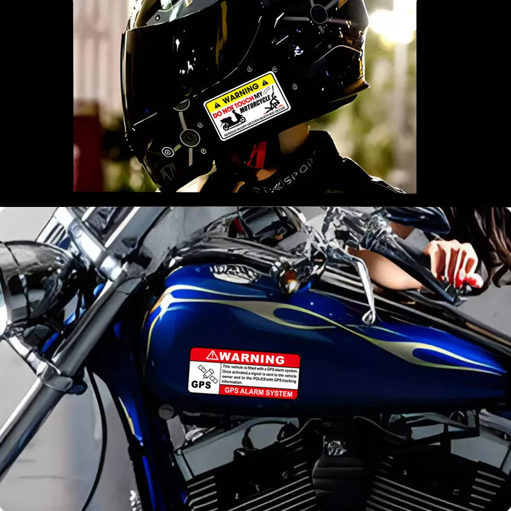 Warning Stickers Reflective Danger Banning Signs Reminder Decal Motorcycle Laptop Luggage Snowboard DIY Accessories