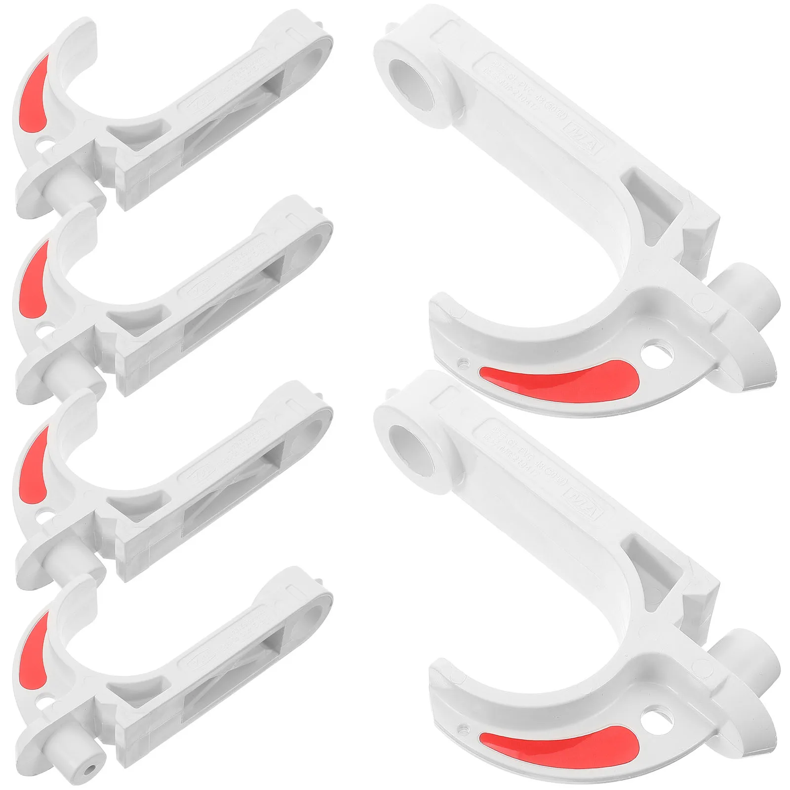 

6pcs Mining Hook J Clip Plastic Insulated Wire Support Hangers for Tunnel Coal Wire Support Mine Wall Mounting