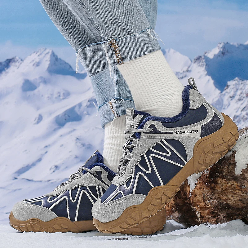 أحذية جري نسائية من الجلد المسامي، نسخة مطورة، خفيفة الوزن ومضادة للانزلاق، أحذية رياضية مريحة للأب