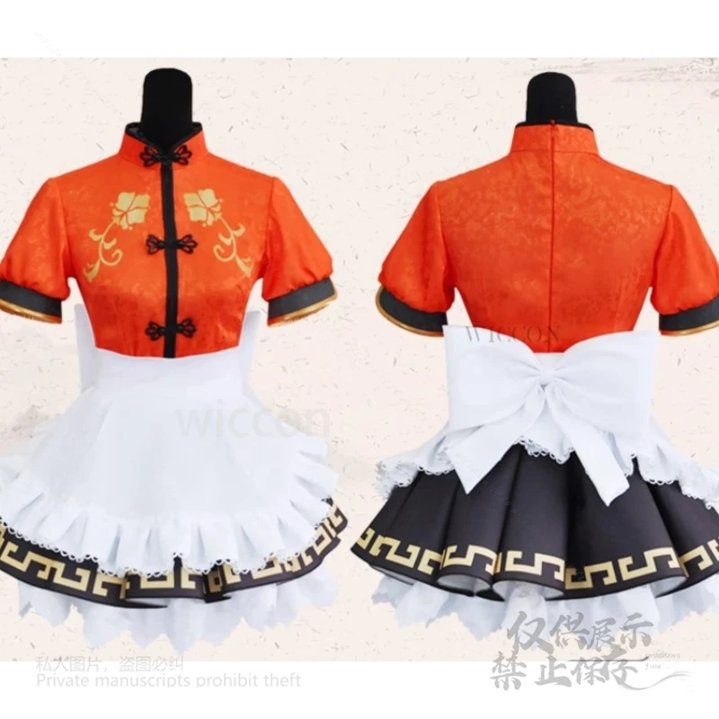 Awaken สมาชิก Ohara Mari Sakurauchi คอสเพลย์เครื่องแต่งกาย Sunshine Aqours Qipao แม่บ้านจีน Lolita ชุดอะนิเมะ Love live Cheongsam