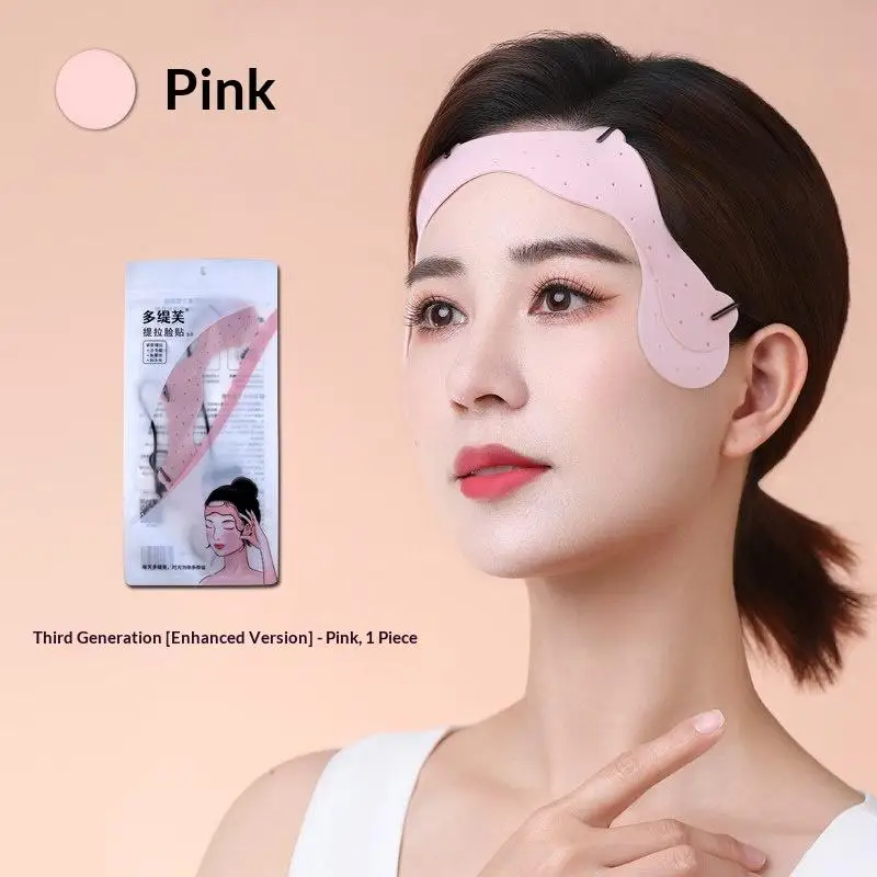 Instantâneo Rosto Invisível Adesivos, Elevador Duplo Chin, Fitas de Recarga em Forma V, Pescoço e Olhos, Maquiagem Fina, Patch Facelift, 4 PCs, 20 PCs