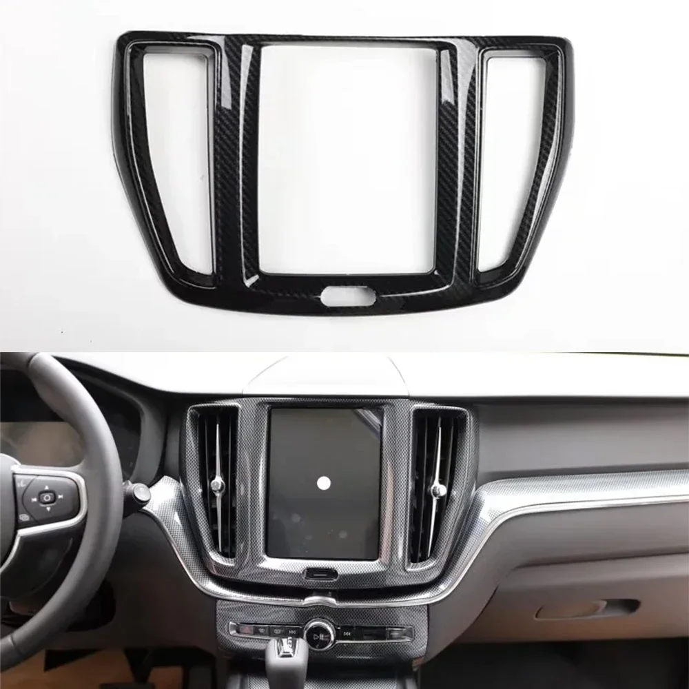 

Для Volvo XC60 2018, приборная панель автомобиля, центральная консоль, рамка, отделка, наклейка из АБС-пластика, интерьер, автостайлинг, молдинги
