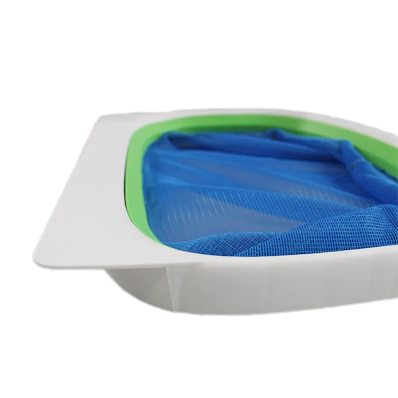 Reinforced Deep Shallow Water Leaf Net Swimming Pool Cleaning Tool Replaceable Net