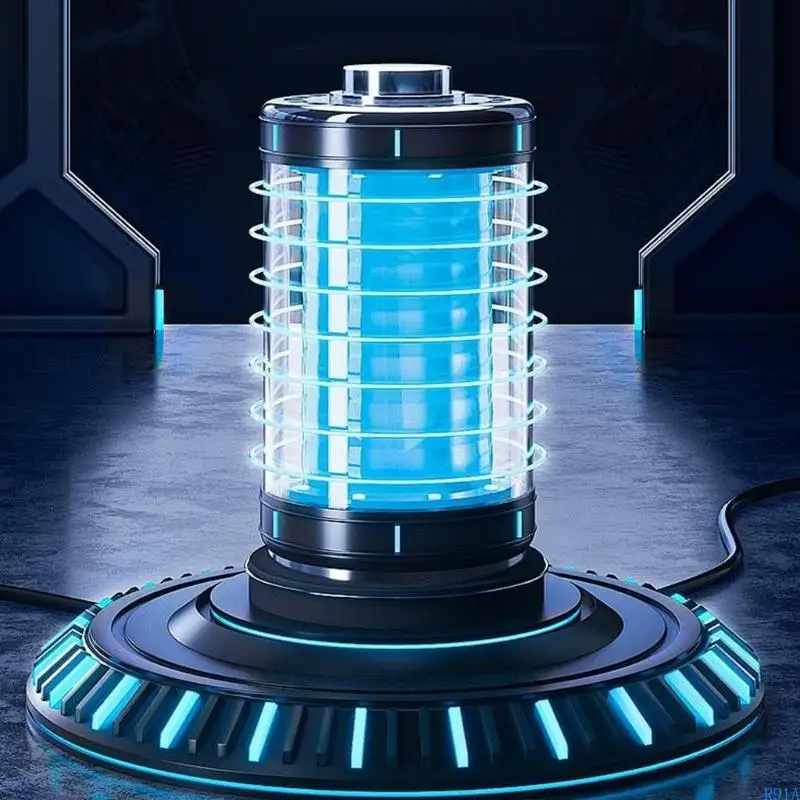 R91A Intelligente snelle batterijlader voor AA 3A 9V oplaadbare batterijen Laadstation oplaadhubs met Britse pluggen