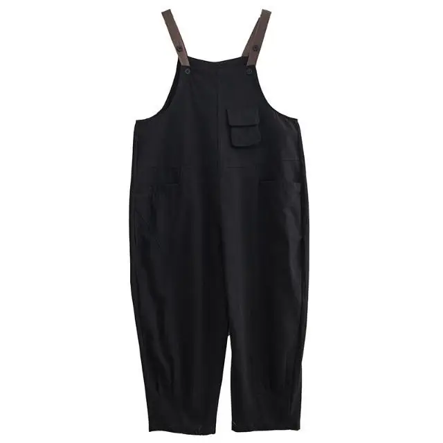 جمبسوت نسائي أنيق ملابس الخصر فضفاضة من قماش الدنيم للمراهقين ملابس الشارع الشهير ممارسة عامة بسحاب للسيدات أساسية واسعة للتمرين