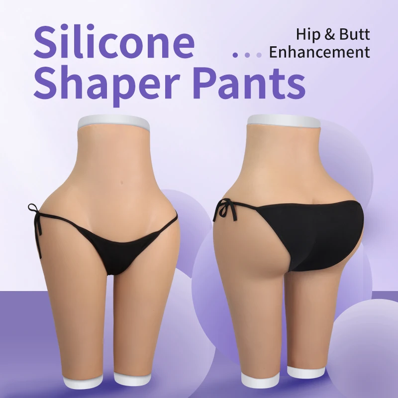 

Silicone Realistic Female Sexy Huge Buttocks And Hips Enhancing Thickness Shaperwear XXL Plus Size Pants For African Woman