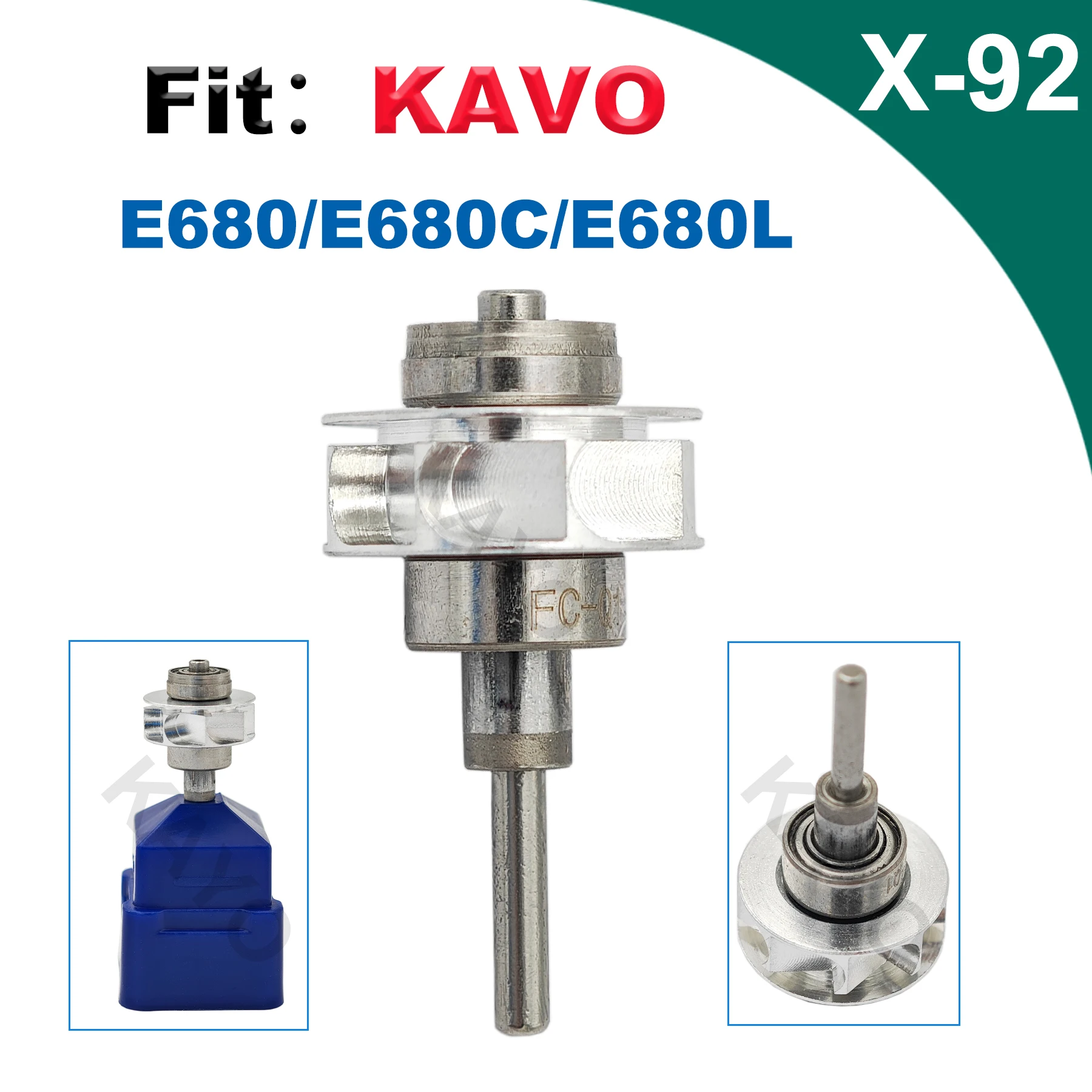 Dental Turbine Rotor Dental Cartridge Rotor High Speed Handpiece Air Rotor Fit KAVO E680 E680C E680L Handpiece Dentists Tools