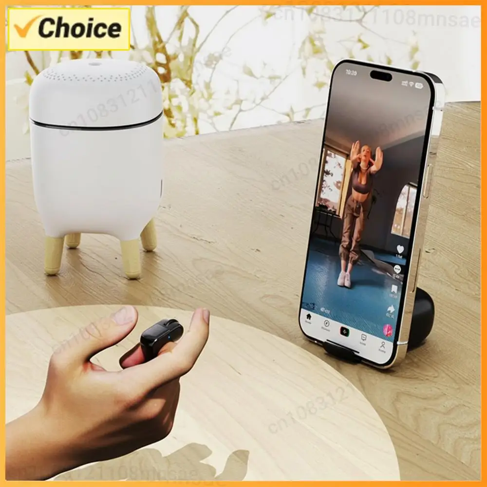 

Беспроводная мышь-кольцо BT Air Finger Ring с тачпадом и функцией прокрутки страниц для ПК, ноутбуков, планшетов и мобильных устройств