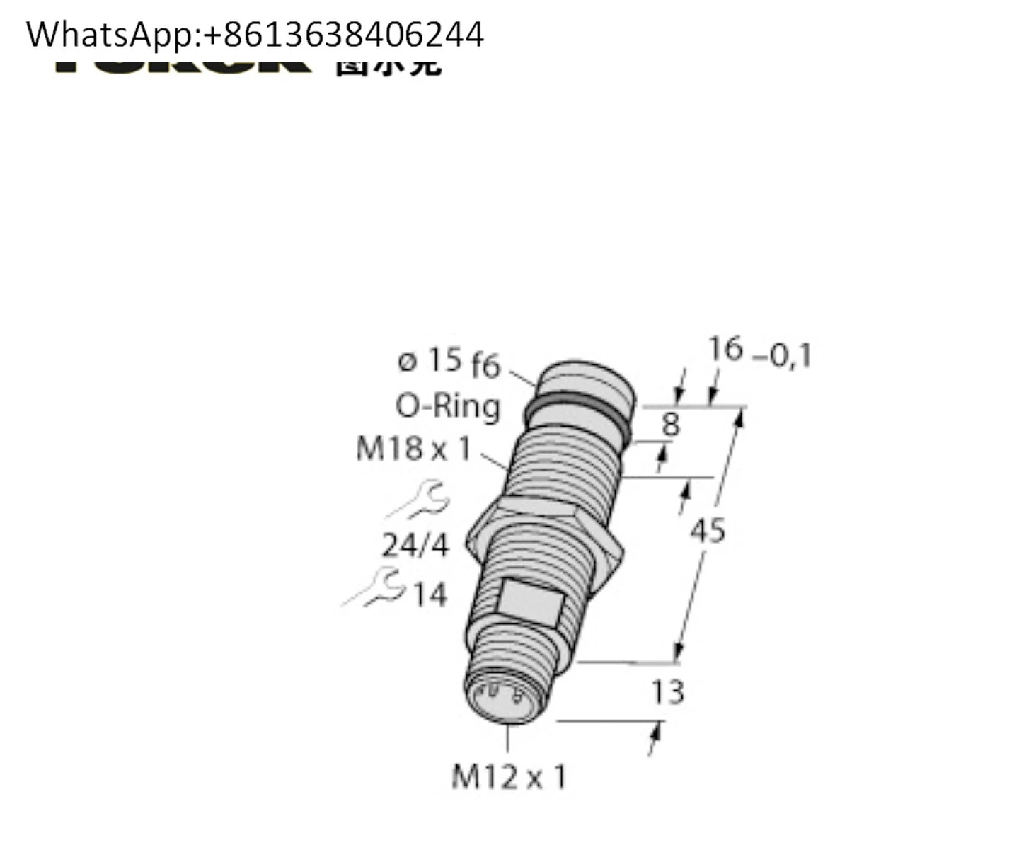 

Inductive sensor BID2-G180-AP6-H1141/S212 high voltage resistance