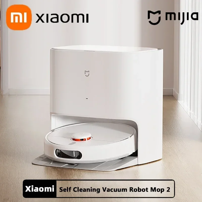 

New XIAOMI MIJIA Self Cleaning Sweeping Robot 2 Sweeping and Dragging Integrated Machine Vacuum and Dragging Machine