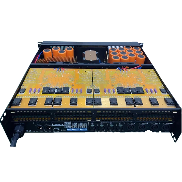 

4 Channels 10000watts Switching Power Amplifier for Speakers