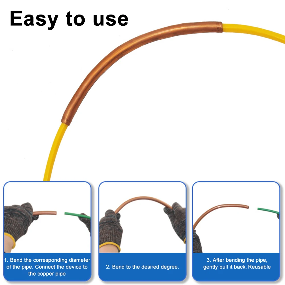 4 Meters Copper Tube Protector  High Temperature Resistance Heat Shrink Pipe Elbow Rubber Strip Hardware Copper Pipe Protection