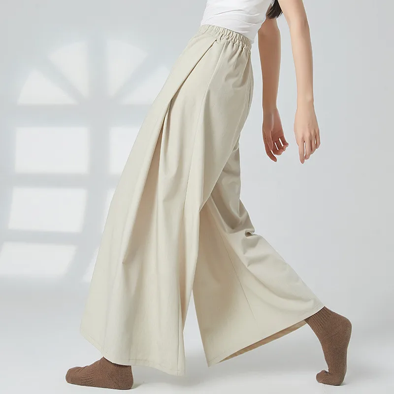 

Modern dance pants women's loose version straight wide-leg pants daily wear classical dance practice clothes dance trousers