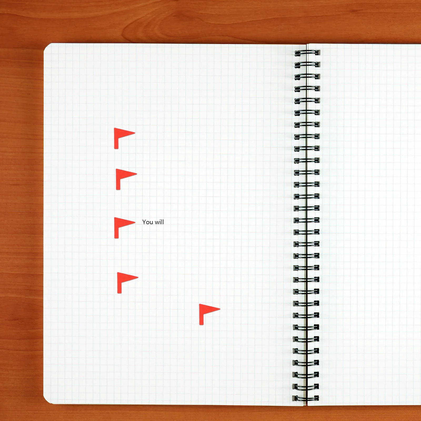 288Pcs Red Flag Classification Label Marking Sticker Self-Adhesive Decorative Label Stickers for Note Marking Labeling