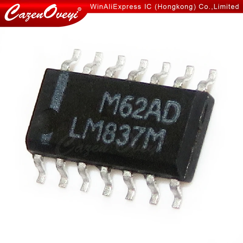 10pcs/lot LM837MX LM837M LM837N LM837 DIP-14 SOP-14 In Stock