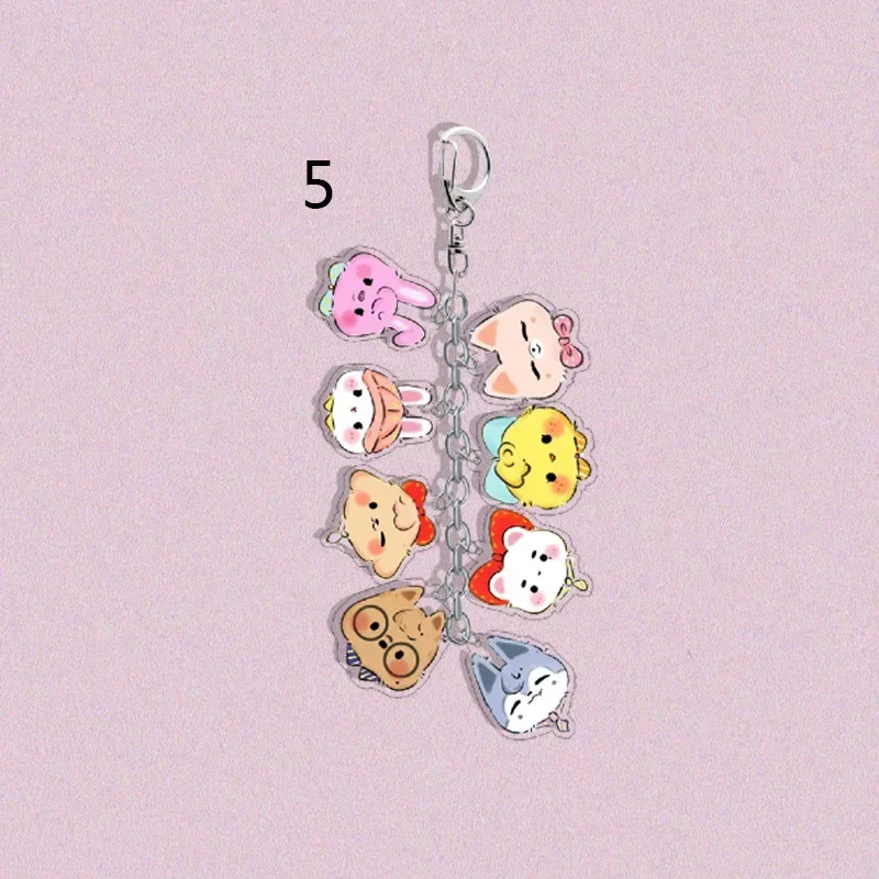 SKZOO Korea's nieuwste populaire groep cartoon sleutelhanger hangende string tas decoratie