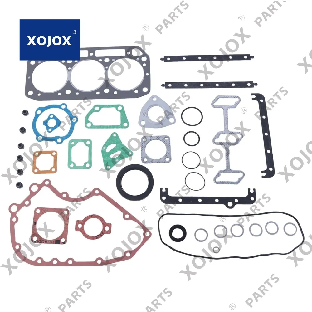 

Комплект прокладок для капитального ремонта XOJOX 3T84H 3T84H 3T84HTLE-TB для Yanmar Takeuchi TB025 TB036 Skid Steer Loader Toyota SDK6 Komatsu