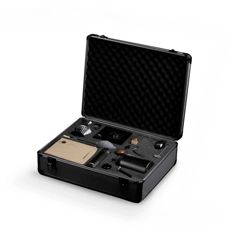 

Machine B-3 tactical box, portable hand-brewed coffee pot set, hand-cranked bean grinder, filter cup